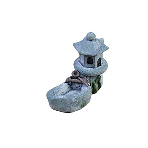 N hfjeigbeujfg Miniature Fairy Garden Mini Pool Tower Miniature Landscape DIY Ornament Garden Decoration Resin - Blue N hfjeigbeujfg Miniature Fairy Garden Mini Pool Tower Miniature Landscape DIY Ornament Garden Decoration Resin - Blue