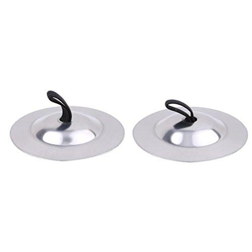 TraveT Finger Cymbals 1Pair Mini Music Instrument Rhythm Maker Finger Cymbals Belly Dancing Musical Instrument For Children Kids