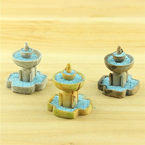 N hfjeigbeujfg Miniature Fairy Garden 3Pcs Set Resin Fountain Miniature Bonsai Garden Decor Micro Landscaping Ornament N hfjeigbeujfg Miniature Fairy Garden 3Pcs Set Resin Fountain Miniature Bonsai Garden Decor Micro Landscaping Ornament