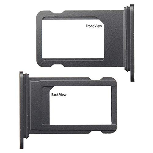 BisLinks for iPhone 8 Plus Nano Sim Card Tray Holder Slot Replacement Part Matte Black