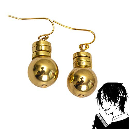 Chef Vinny Anime Hunter x Hunter Phantom Rogue Chrollo Lucifer Cosplay Earrings Gold