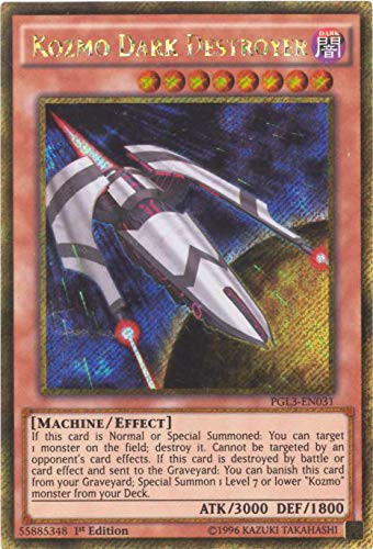 YU-GI-OH - Kozmo Dark Destroyer  PGL3-EN031  - Premium Gold Infinite Gold - 1st Edition - Gold Secret Rare