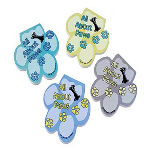 U.S. Toy Dozen Assorted Paw Print Theme Mini Notebook Memo Pads U.S. Toy Dozen Assorted Paw Print Theme Mini Notebook Memo Pads