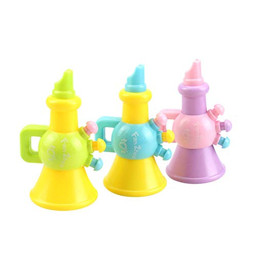 Cartoon Mini Babies Play Horn Early Musical Education Instrument Trumpet ToyPerfect Child Intellectual Toy Gift Set Random Color