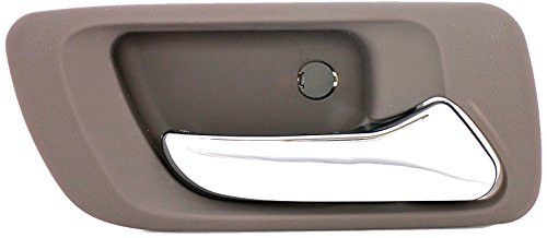 Dorman 82209 Front Passenger Side Interior Door Handle for Select Honda Models Gray and Chrome