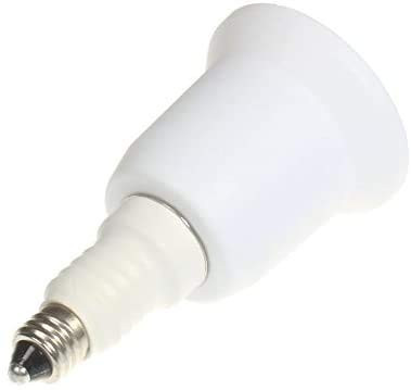 E11 to E26 E27  - Mini Candelabra Socket E11 to Standard Bulb E26 E27 Edison Screw Medium Socket Adapter Converter  1pc