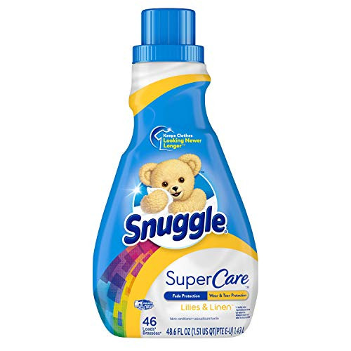 Snuggle SuperCare Liquid Fabric Softener Lilies and Linen 48.6 Ounce 46 Loads