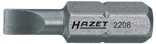 Hazet 2208-8 1 4 inch 0.8X5.5mm Slot Screwdriver Bit