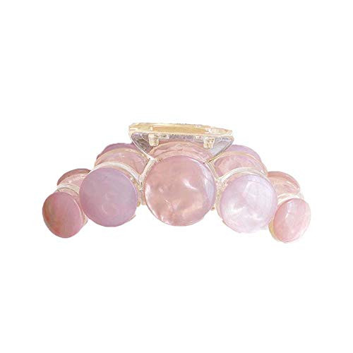 DAWEIF Elegant Korean Candy Color Hair Claw Girls Women Headwear Hair Grab Hairpin Hair Clip Hair Accessories Purple