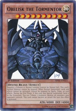 YU-GI-OH - Obelisk The Tormentor  BP01-EN021  - Battle Pack Epic Dawn - 1st Edition - Rare