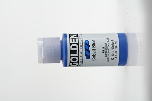 Golden Fluid Acrylic Paint 1 Ounce-Cobalt Blue