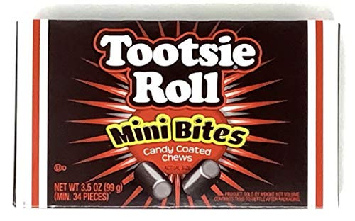 Tootsie Roll Mini Bites 3.5oz Theater Box