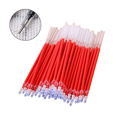 Opla3ofx 20Pcs Gel Pen Refills Ink Needle Tubing 0.5mm Penpoint Office School Supplies Fine point Durable and Smoth to Write Red