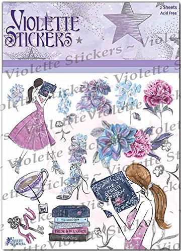 Violette Stickers Secret Garden