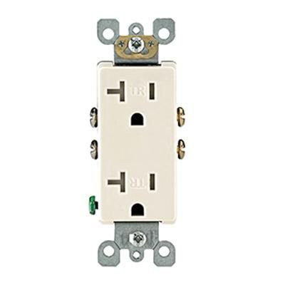 Leviton T5825-T Tamper Resistant Duplex Receptacle 20A 125V