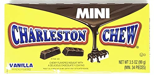 Charleston Chews Mini Vanilla Candy 3.5oz Theater Box
