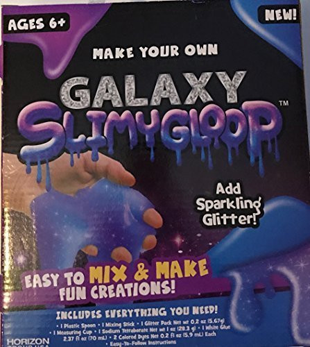 Make Your Own GALAXY Slimy Gloop! Easy To Make! Includes Everything you Need!