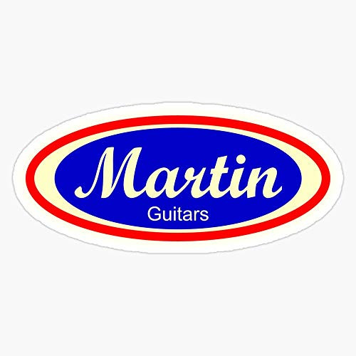 Old Martin Guitars Vinyl Waterproof Sticker Decal Car Laptop Wall Window Bumper Sticker 5 inch