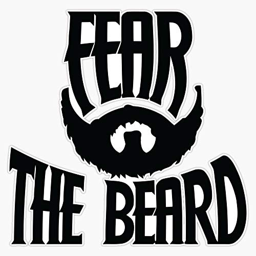 Fear The Beard Vinyl Waterproof Sticker Decal Car Laptop Wall Window Bumper Sticker 5 inch