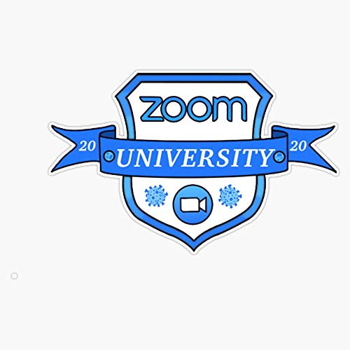 CNW Studio Zoom University Vinyl Decal Wall Laptop Car Bumper Sticker 5 inch