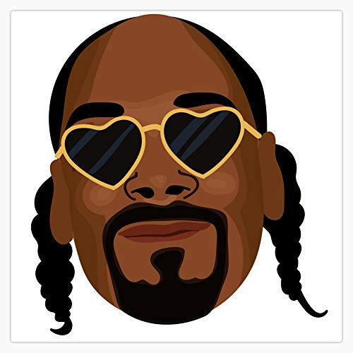 EMC Graphics Snoop Dogg Vinyl Waterproof Sticker Decal Car Laptop Wall Window Bumper Sticker 5 inch