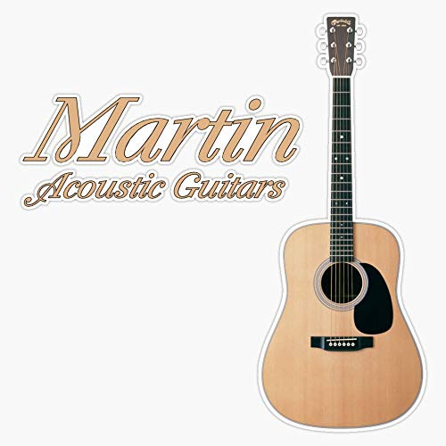EMC Graphics Martin Acoustic Guitars Vinyl Waterproof Sticker Decal Car Laptop Wall Window Bumper Sticker 5 inch EMC Graphics Martin Acoustic Guitars Vinyl Waterproof Sticker Decal Car Laptop Wall Window Bumper Sticker 5 inch