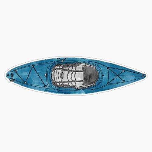 EMC Graphics Blue Kayak Vinyl Waterproof Sticker Decal Car Laptop Wall Window Bumper Sticker 5 inch EMC Graphics Blue Kayak Vinyl Waterproof Sticker Decal Car Laptop Wall Window Bumper Sticker 5 inch
