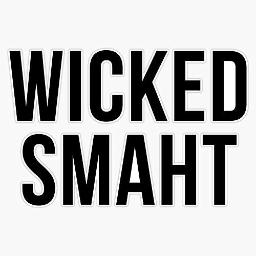 EMC Graphics Wicked Smaht Vinyl Waterproof Sticker Decal Car Laptop Wall Window Bumper Sticker 5 inch