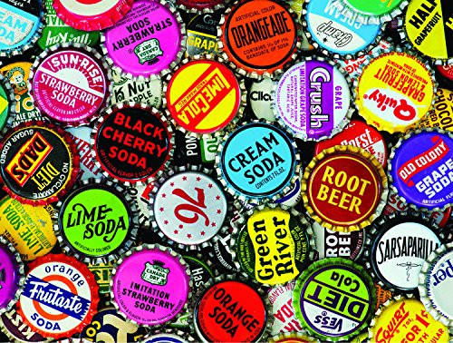 Ceaco Bottle Caps Logo Collage Puzzle (550 Piece)