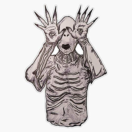 EMC Graphics Pale Man from Pans Labyrinth Ink Illustration Vinyl Waterproof Sticker Decal Car Laptop Wall Window Bumper Sticker 5 inch