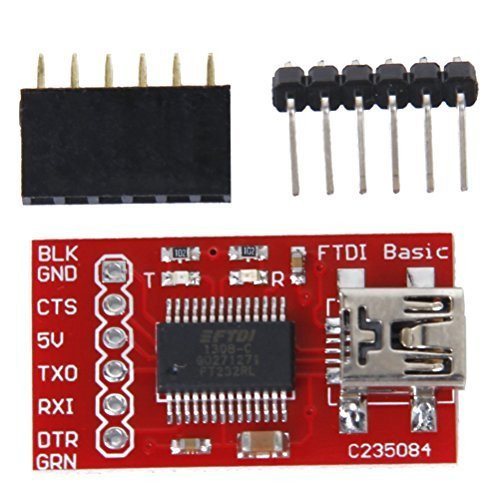 Tinksky FT232RL FTDI USB2.0 to TTL Serial Converter Adapter Module for Arduino