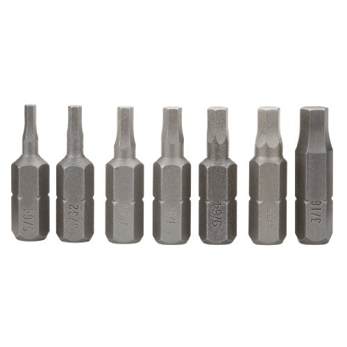 Vermont American 15596 Extra-Hard Allen Insert Screwdriver Bit Set, 7-Piece
