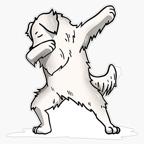 Funny Dabbing Great Pyrenees Dog Vinyl Waterproof Sticker Decal Car Laptop Wall Window Bumper Sticker 5 inch Funny Dabbing Great Pyrenees Dog Vinyl Waterproof Sticker Decal Car Laptop Wall Window Bumper Sticker 5 inch