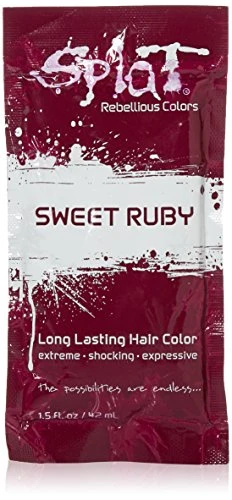 SPLAT Splat Hair Color 1.5 Oz Individual Packs Sweet Ruby
