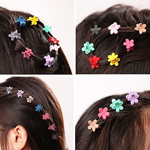 Hair Clips gLoaSublim 30 Pcs Kids Baby Colorful Flower Plastic Girls Hairpins Mini Hair Clips Claw Hair Clips gLoaSublim 30 Pcs Kids Baby Colorful Flower Plastic Girls Hairpins Mini Hair Clips Claw