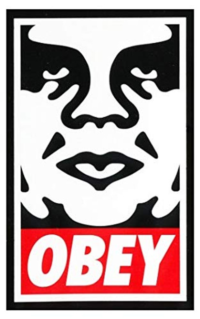 Obey Skateboard Sticker - 5 Inch Sticker Graphic - Auto Wall Laptop Cell phone Bumper Window Decal Sticker