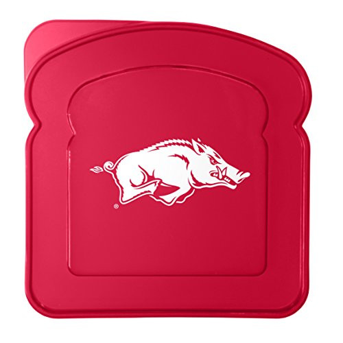 Boelter Brands NCAA Arkansas Razorbacks Plastic Sandwich Container