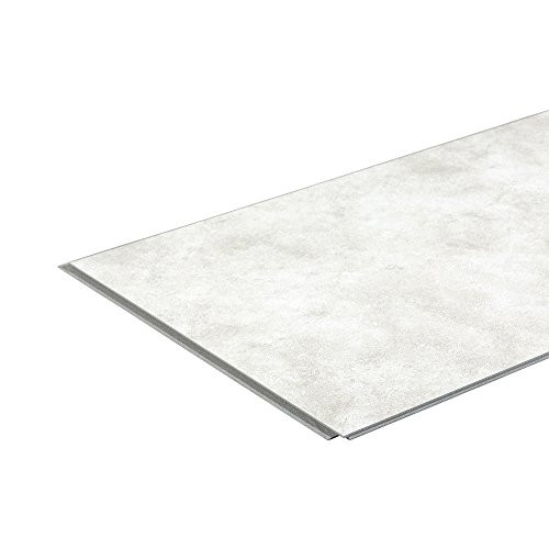 Interlocking Vinyl Wall Tile by DumaWall - Waterproof Durable Backsplash Panels for Kitchen Bathroom or Shower  Rain Cloud  Sample