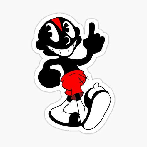 Lil Darkie Spider Gang Character Sticker - Sticker Graphic - Auto Wall Laptop Cell Truck Sticker for Windows Cars Trucks