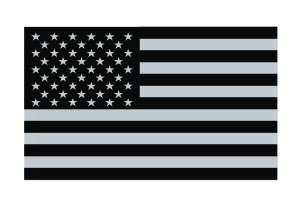 JS Artworks  3  Subdued American U.S. Flag Hard Hat Helmet Vinyl Decal Sticker