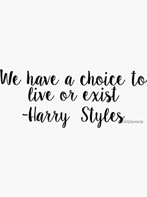 Harry Styles Quote Sticker - Sticker Graphic - Auto Wall Laptop Cell Truck Sticker for Windows Cars Trucks Harry Styles Quote Sticker - Sticker Graphic - Auto Wall Laptop Cell Truck Sticker for Windows Cars Trucks