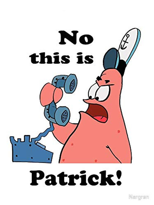 LA STICKERS This is Patrick - Sticker Graphic - Auto Wall Laptop Cell Truck Sticker for Windows Cars Trucks LA STICKERS This is Patrick - Sticker Graphic - Auto Wall Laptop Cell Truck Sticker for Windows Cars Trucks