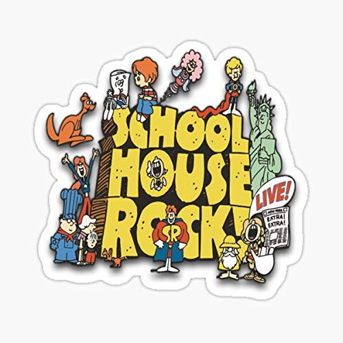 School House Rock Sticker - Sticker Graphic - Auto Wall Laptop Cell Truck Sticker for Windows Cars Trucks