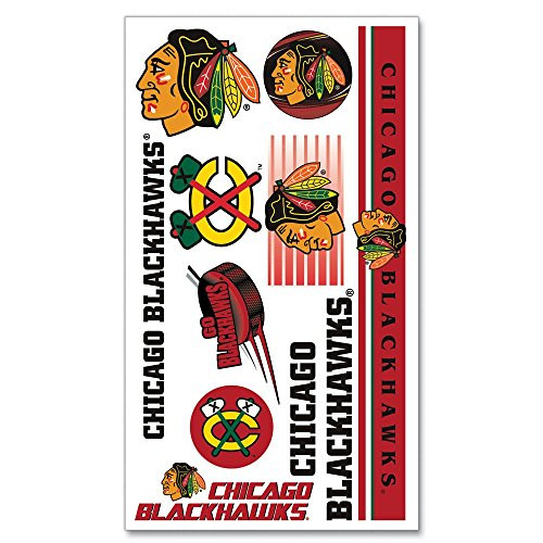 WinCraft NHL Chicago Blackhawks 14339021 Tattoos WinCraft NHL Chicago Blackhawks 14339021 Tattoos