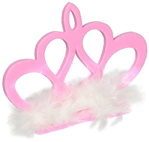 Pink Crown Hair Clip Party Accessory  1 count   1 Pkg