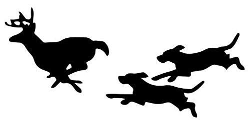 Dog Chasing Deer - Sticker Graphic - Auto Wall Laptop Cell Truck Sticker for Windows Cars Trucks Dog Chasing Deer - Sticker Graphic - Auto Wall Laptop Cell Truck Sticker for Windows Cars Trucks