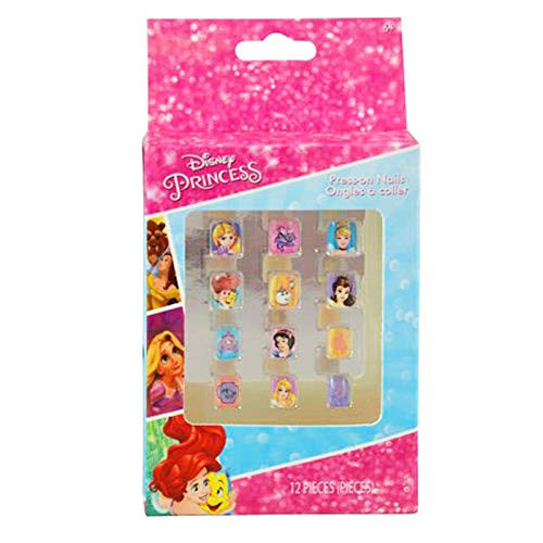 Disney Princess Girls Press On Nails Kids Nail Art Cosmetics Stocking Stuffer 12 Piece Disney Princess Girls Press On Nails Kids Nail Art Cosmetics Stocking Stuffer 12 Piece