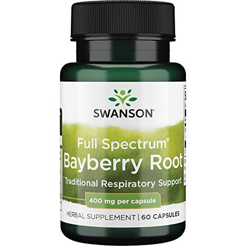 Swanson Full Spectrum Bayberry Root 400 Milligrams 60 Capsules
