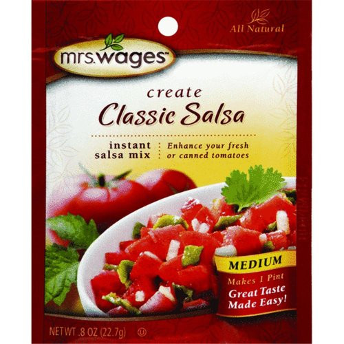 Mrs Wages Mix Instant Salsa Classic 0.8 oz