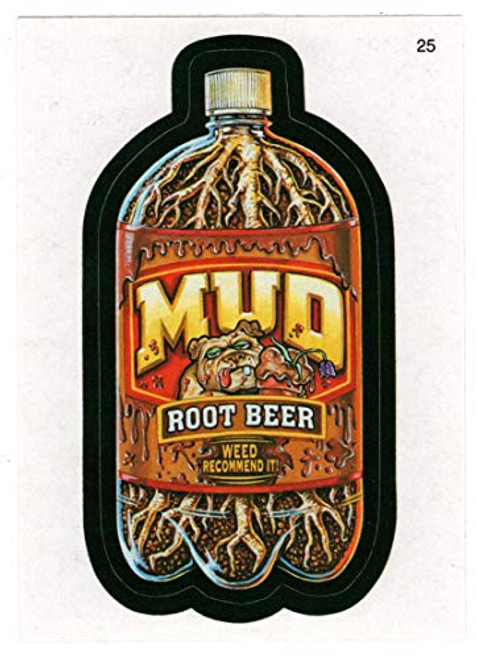 Mud Root Beer - Wacky Packages All-New Series 4 Stickers  Trading Card   25 - Topps 2006 Mint